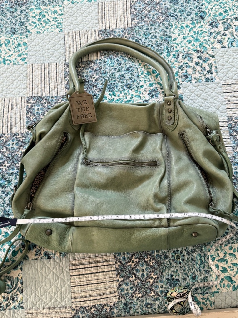 We The Free Emerson Green Shoulder Tote - Picture 10 of 12